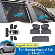Car Window Shades For Honda Accord 9th 9 Gen 2013 2014 2015 2016 2017 UV Protection Shield Anti Sun 