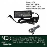 (ประกัน 18 เดือน) สายชาร์จ โน้ตบุ๊ก for Acer Swift 1 3 5 A514-52 Spin 3 SP314 Swift 5 SF514 สายไฟ มอ