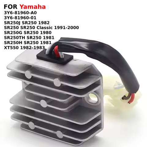 Motorcycle Voltage Regulator Rectifier For Yamaha SR250G SR250TH SR250H SR250J SR250 Classic XT550 3