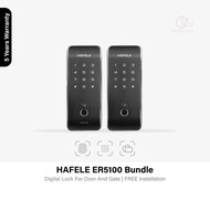 ( Bundle )( Free Installation ) Hafele GL5600 Gate Lock + Hafele ER5100 Door Digital Lock