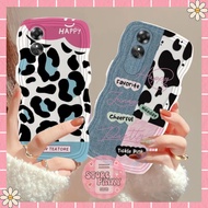 OPPO A38 4G - A18 4G - A78 4G - A58 4G Case Handphone Patch Denim Leopard Premium Softcase