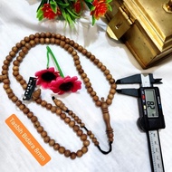 Tasbih Kayu Bidara Putih Arab 10mm to 12mm Premium Quality 99biji