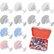 24 Pcs Duvet Clips, 4 Color Duvet Pins, Duvet Button,Quilt Fixing Clips Duvet Cover Clips Mushroom R