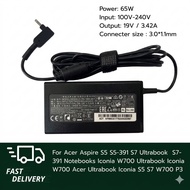 (ประกัน 18 เดือน) สายชาร์จ โน๊ตบุ๊ค for Acer Swift 3 SF315-41G SF314 Swift 5 SF514-51 SP314-51 สายไฟ