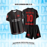 Jersey Top Suit Fantasy Football Shirt BAYER LEVERKUSEN HOME 25/26 SUPPORTER Free Custom Name Set & 