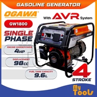 OGAWA GW1800 Gasoline Generator With AVR System | GW Series | 1.1KW | 4-Stroke Engine Heavy Duty