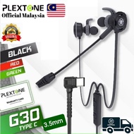 PLEXTONE G30 3.5mm AUX & G30-GL Type C Gaming Headset With In Ear Bass Noise