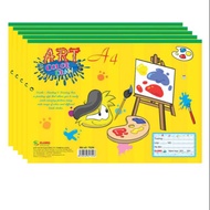 Lot of 5 A4 MS 702N Drawing Notebooks (20 Sheets)