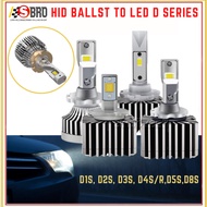 Car LED Headlight Bulbs D1S D3S D2S D4S D5S D8S 30000Lm 150W 6500K HID Ballast To LED D Series