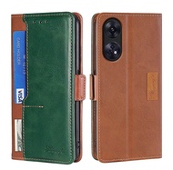 Case OPPO RENO 8 T 5G / RENO 8 T 4G flip magnet dompet kulit lucky cover keyunfei slot kartu