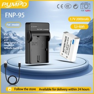 PUMPD FNP-95 battery for Fujifilm X100 X100S X100T X70 X30 XF10 X-S1  Ricoh  DB-90 battery charger