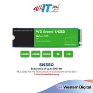 Western Digital WD Green SN350 ( 240GB / 480GB / 500GB / 1TB / 2TB ) NVMe PCIe SSD Solid State Drives M.2 2280