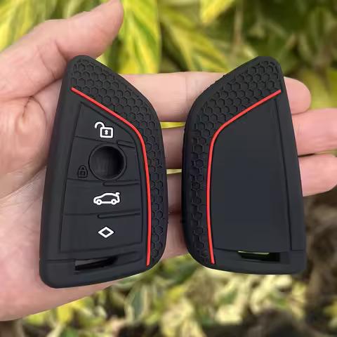 Silicone Car Key Cover Shell Keychain Case for BMW 1 2 3 4 5 6 7 Serie X1 X2 X3 X4 X5 X6 F10 F20 F30
