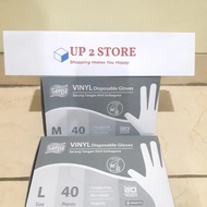 Sensi VINYL DISPOSABLE GLOVES POWDER FREE Contents 40/multipurpose VINYL GLOVES