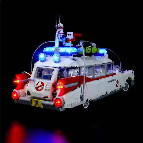 Led Light Kit Suitable for Lego Ghostbusters ECTO-1 10274 Building Blocks Decorative Lamp (Not Inclu