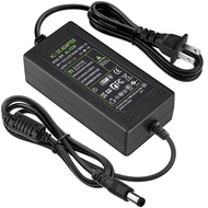 DC 12V 3A Power Adapter, US Plug, 4.6FT Power Cord, 36 Watt AC 100-240V to DC 12Volt Transformers, S
