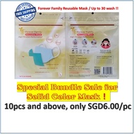 Forever Family Reusable Mask for kid and Adult Special Bundle Sale