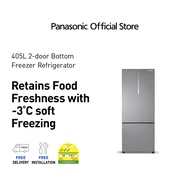 Panasonic 405L NR-BX471CPSS Premium Bottom Freezer 2 Doors Refrigerator with PrimeFresh+