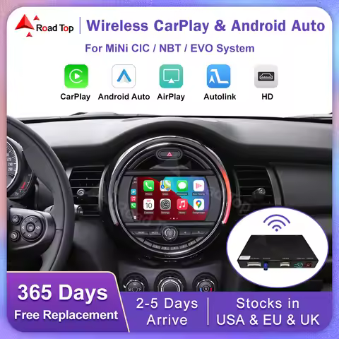 Wireless CarPlay Android Auto for Mini R55 R56 R57 R58 R59 R60 R61 F54 F55 Clubman Countryman Hardto