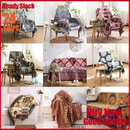 {READY STOCK} sofa blanket sofa towel retro European blanket fabric warm sofa cushion sofa cover