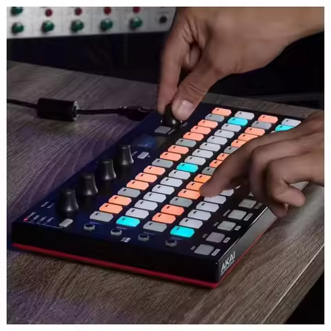 AKAI Performance Controller Professional Fire FL Studio,for DJ Stage, 4 x 16 Matrix of Velocity-Sens