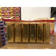 Gold Blister, votive paper tray 9999 (gold tray of 6 bars 9999 votive goods)