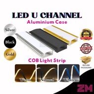 LED Case Aluminium Casing U Channel Profile Housing Track Light (4/5/6Feet) Aluminum LED Light Housi