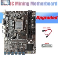 B250c ETH Miner Motoard + Baffle + Kabel SATA 12 PCIE Ke Usb 3.0 Untuk