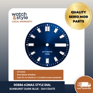 D0886 62mas Style Dial - Sunsburst Dark Blue - Day/Date