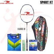 Raket Badminton Pro Ace Sabre 10 Bonus Komplit Raket Pro Ace Sabre 10 Original