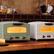 【料理升級版-多功能迷你烤盤組】4枚燒復古多用途烤箱 AET-G13T