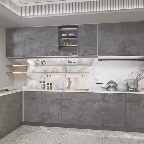 PVC Waterproof Self-Adhesive Wallpaper Vintage Cement Gray Wall Contact Paper Store Bedroom Livingro