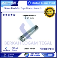 Engsel Bubut Susun ukuran 1 1/4 Engsel Susun 3 Untuk Pintu Garasi DLL