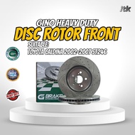 GINO DISC ROTOR FRONT & REAR FOR TOYOTA CALDINA 2002-2007 ST246