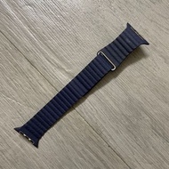 📺電器 · 原裝Apple Watch 42/44/45mm 錶帶 海軍藍色皮革leather loop 📺