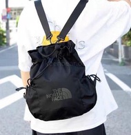 韓國預訂 The North Face Logo 4色斜揹水桶袋 拉鍊口袋小背包
