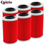 2/4/6 Cyleto Motorcycle Engine Parts Oil Filter for CAN AM Spyder GS RS RT RSS RTS 990 998 SE5 SM5 2