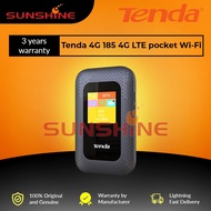 TENDA 4G185 4G LTE PORTABLE WIRELESS WIFI MODEM ROUTER MIFI DIRECT SIMCARD (BLACK)