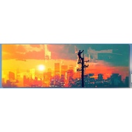 Custom wall painting size 120x60 plus frame