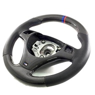 BMW E90 E92 E93 M3 E87 Sports Carbon Fiber Steering Wheel with Trim Cover