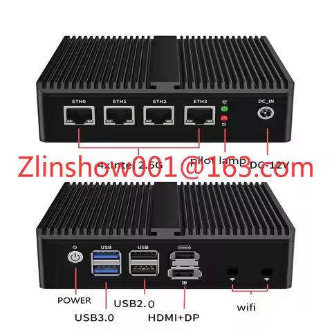N100 Odm/oem Sophos Fortigate Router Firewall Vpn 4lan 2.5G Mini Pc Server Network Fortinet Security