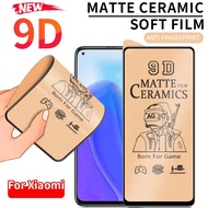 Full Cover Ceramic Matte Film Tempered Glass Screen Protector For Xiaomi Mi 9T 10T 11T 12T 11 Lite Poco F3 F4 M3 M4 X3 X4 X5 Pro Redmi Note 7 8 9 9S 10 10S 11 11S 12 12C 9A 9C 10C