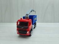 全新盒裝~1:72~富豪 VOLVO 回收環保車 紅藍色 合金模型玩具車
