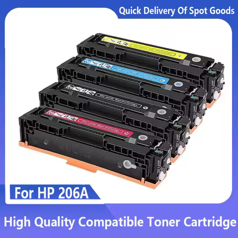 Compatible Toner Cartridge hp206 206A hp207 207A for HP Color LaserJet Pro M282nw M283cdw M255dw M25