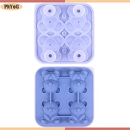 PkYeG Dễ thương Koala Ice Cube khuôn Koala hình dạng Ice Cube khay Silicone Ice khuôn hình dạng vui 