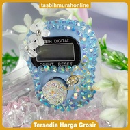 [TMO] Premium Swarovski Tasbih/Flower Decorative Digital Tasbih/Pearl Tasbih Blink Tasbih