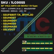 Backlight TV LG 55 Inch 55UH615T 55UH600T 55UH6150 55UH6450 55UF680T-TA-BTIYLJD 55LV541T