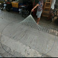Jala serut sampling 2 meter panen udang parsial 3/4 inci siap pakai - Zumarts Ofc