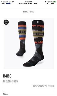 特價清貨- 💥Last pair 💥Stance - B4BC long crew socks (LRG)