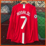 2007/2008 Vintage Football Shirt M-U Long Sleeve 07-08C Ronaldo 7